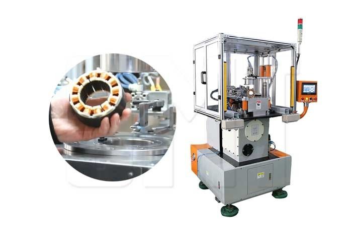 Automatic Stator Needle Winding Machine For Printer BLDC Motor Stator OD 140mm